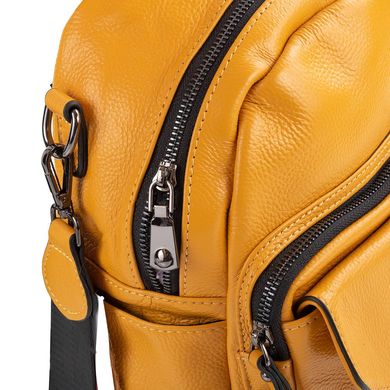 Сумка-рюкзак женская кожаная VITO TORELLI (ВИТО ТОРЕЛЛИ) VT-1956-yellow Желтый