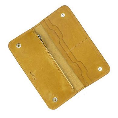 Натуральное кожаное портмоне Mark 2 желтый винтаж Blanknote TW-Mark-2-yell-crz