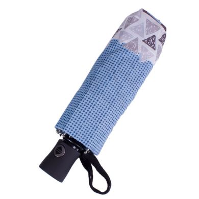 Зонт женский компактный облегченный автомат DOPPLER (ДОППЛЕР) DOP747465SI02 Голубой