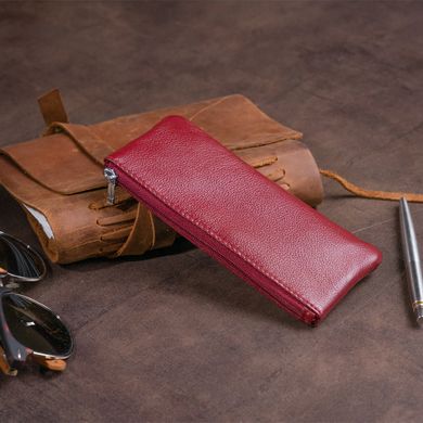 Ключница-кошелек с кармашком женская ST Leather 19352 Бордовая