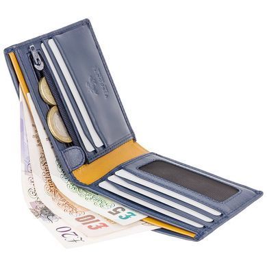 Гаманець чоловічий Visconti PM101 Pablo c RFID (Blue Mustard)