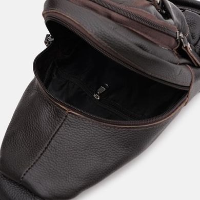 Чоловічий шкіряний рюкзак  Keizer K1223adark-brown