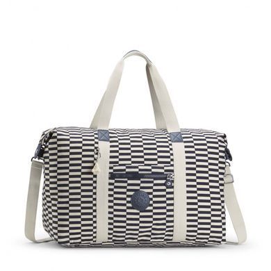 Дорожная сумка Kipling ART L BEACH Basic Plus Striped Print (20L) Серый K14783_20L