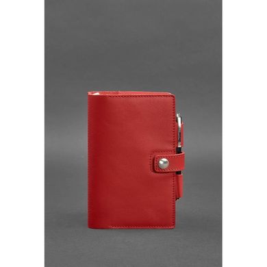 Женский кожаный блокнот (Софт-бук) 4.0 красный Blanknote BN-SB-4-st-red