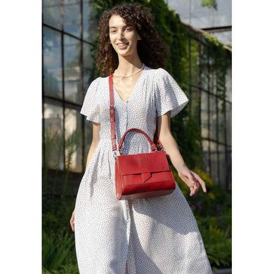 Шкіряна жіноча сумка Ester червона Blanknote TW-Ester-red