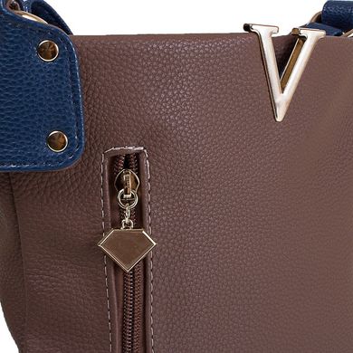 Женская мини-сумка из качественного кожезаменителя ETERNO (ЭТЕРНО) ETMS35302-12 Коричневый