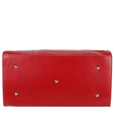 Женская повседневно-дорожная сумка из качественного кожезаменителя LASKARA (ЛАСКАРА) LK10201-red Красный