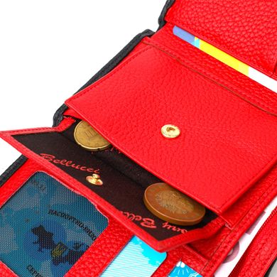 Комбінований гаманець для жінок із натуральної шкіри Tony Bellucci 22037 Чорний