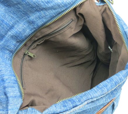 Жіноча сумка джинсова на плече Fashion jeans bag синя