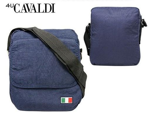 Чоловіча сумка на плече Cavaldi Nl02 Italy синій