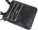 Небольшая мужская сумка кожаная на ремне Giorgio Ferretti B8766-39 черная