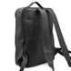 Шкіряний рюкзак для ноутбука чорний на два відділення RA-7280-3md  Чорний