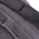 Добротный рюкзак для ноутбука из вставками эко-кожи FABRA 22583 Черный