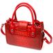 Яскрава маленька сумка жіноча KARYA 20893 шкіряна Червоний