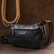 Шкіряна жіноча сумка Vintage 20686 Чорний