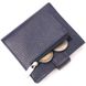 Стильний жіночий гаманець із натуральної шкіри KARYA 20943 Синій