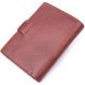 Вертикальное мужское портмоне из натуральной кожи 21399 Vintage Коричневый