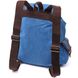 Місткий текстильний рюкзак, що закривається клапаном на магніт Vintage 22152 Блакитний