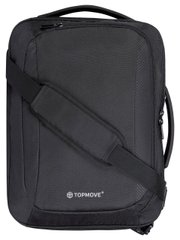 Рюкзак, сумка два в одному для ноутбука 15,6. 27L Topmove чорний