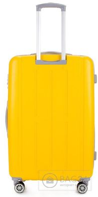 Модна валіза із пластику на 4-х надійних колесах WITTCHEN V25-10-813-60, Жовтий