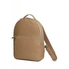 Натуральный кожаный рюкзак Groove M темно-бежевый флотар Blanknote TW-Groove-M-dark-beige-flo