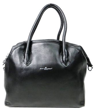 Жіноча шкіряна сумка середнього розміру Dor. Flinger чорна