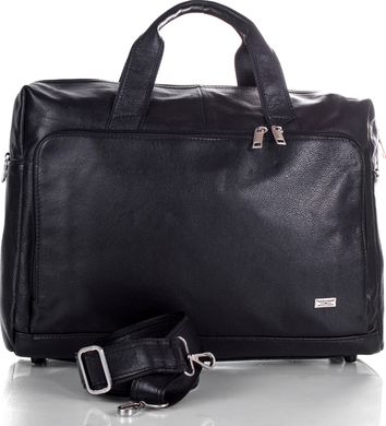 Большая мужская сумка из натуральной кожи ETERNO ETMS74247, Черный