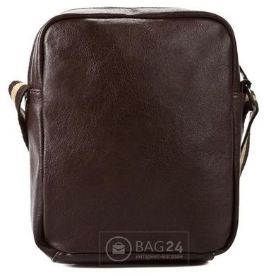 Стильна чоловіча сумка через плече коричневого кольору WITTCHEN 29-4-206-1, Коричневий