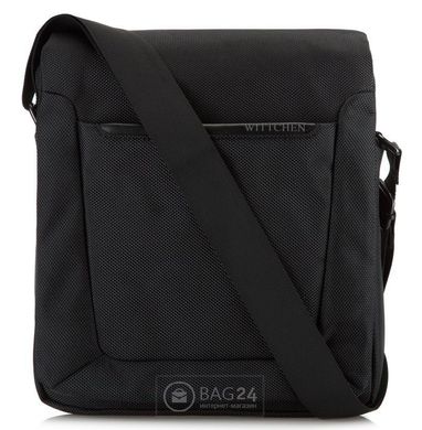 Містка чоловіча сумка для планшета WITTCHEN 29-4-521-1, Чорний