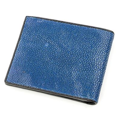 Бумажник STINGRAY LEATHER 18565 из натуральной кожи морского ската Синий