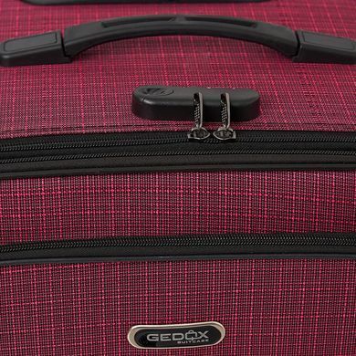 Чемодан большой 4 колеса Ricco Grande T1TEXT1000pink-XL