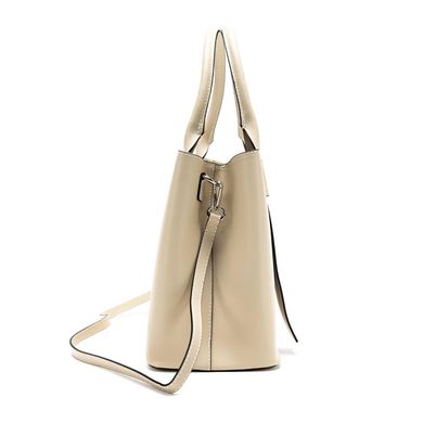 Класична жіноча сумка в гладкій шкірі Firenze Italy F-IT-5544B Бежевий