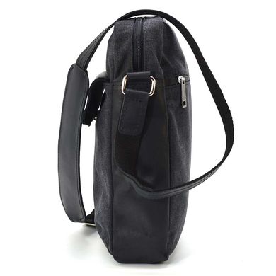 Мужская сумка из канвас через плечо TARWA RAG-1810-3md Черный