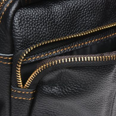 Мужская кожаная сумка через плечо Keizer K1660-black