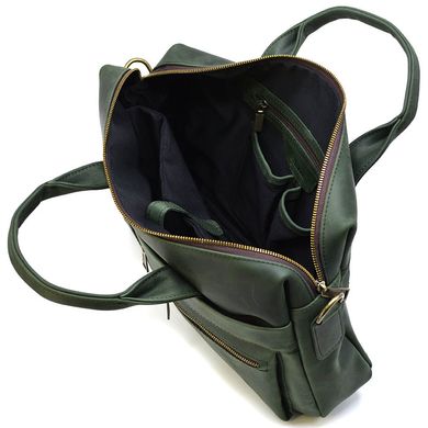 Чоловіча зелена шкіряна сумка RE-7122-3md TARWA Зелений