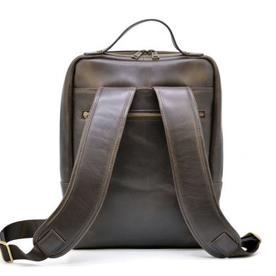 Кожаный стильный рюкзак для ноутбука TC-1239-4lx TARWA Коричневый