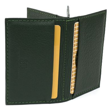 Візитниця-книжка ST Leather 19215 Зелена