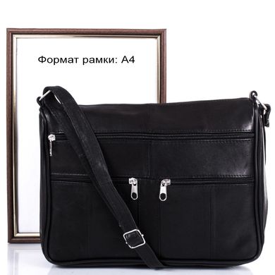 Жіноча шкіряна сумка-планшет TUNONA (ТУНОНА) SK2436-2 Чорний