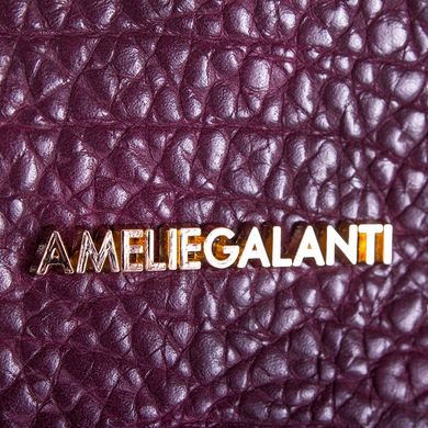 Жіноча сумка з якісного шкірозамінника AMELIE GALANTI (АМЕЛИ Галант) A991310-wine Бордовий