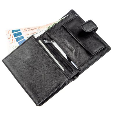 Чудовий гаманець для чоловіків ST Leather 18833 Чорний