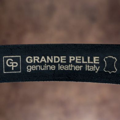 Ремень мужской GRANDE PELLE 00249 кожаный Черный