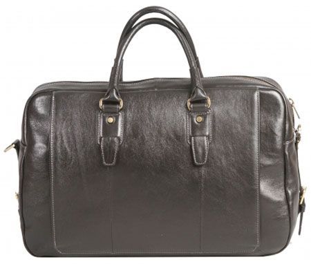Кожаная дорожная сумка европейского качества Wittchen 99-3-812-1, Черный
