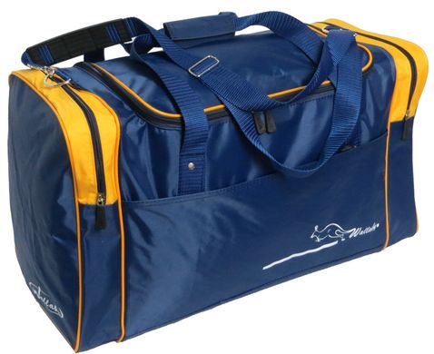 Дорожня сумка 60 л Wallaby 430-3 синій з жовтим