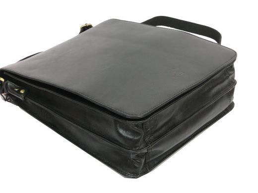 Мужская кожаная сумка планшетка Always Wild TIM-42 Black