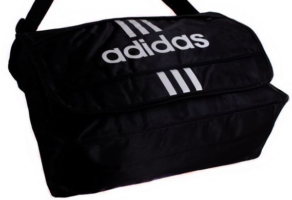 Прикольная молодежная сумка Adidas 00737, Черный