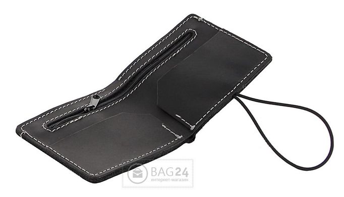 Компактний шкіряний гаманець Handmade 00169