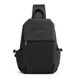 Черный рюкзак-слинг мягкий Tiding Bag BPT01-CV-3395A Черный