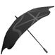 Протиштормова парасолька-тростина чоловіча механічна з великим куполом BLUNT (Блант) Bl-golf2-charcoal Чорна