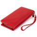 Кошелек-клатч из кожи с карманом для мобильного ST Leather 19315 Красный
