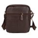 Чоловіча шкіряна сумка на плече Borsa Leather 10m1025-brown